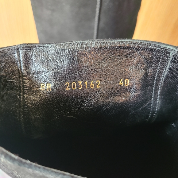 Auth YSL Suede Knee High Boots Size IT40/ US9.5 🖤 EUC - Picture 11 of 14